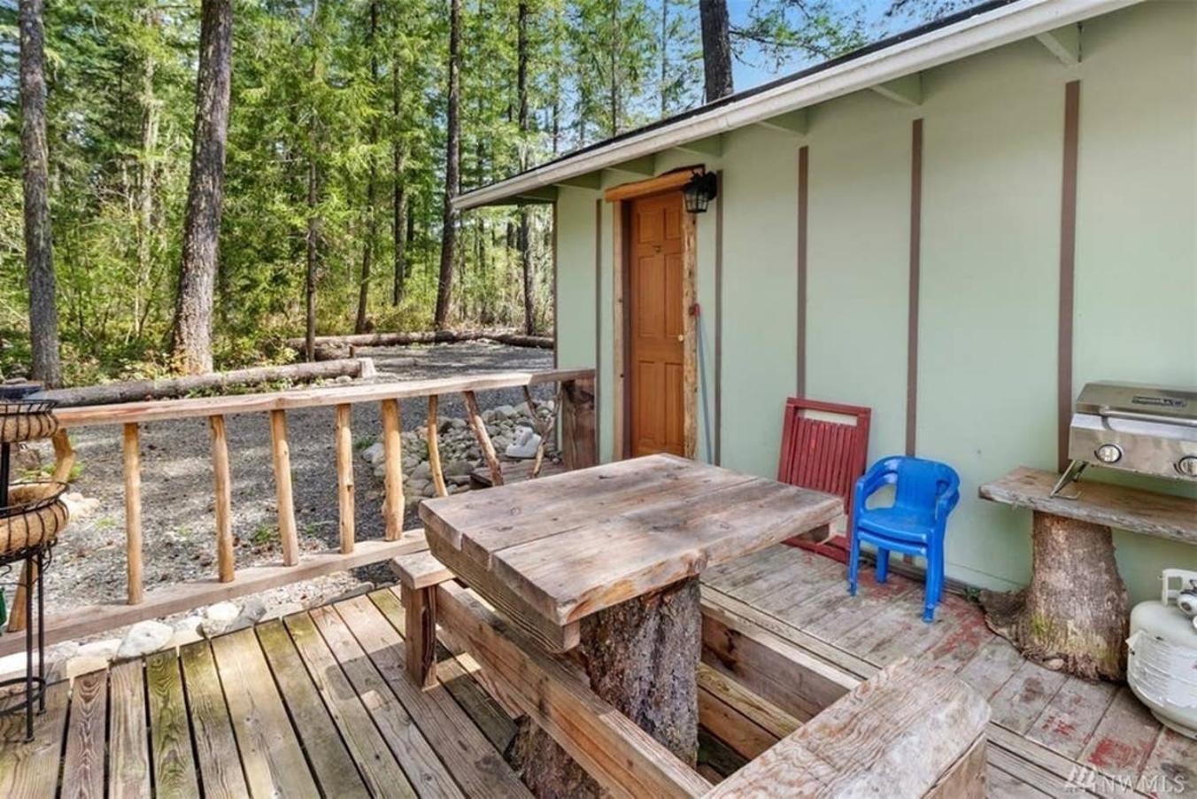 Mt Rainier Little Green Cabin On Big Creek! Ashford Exterior foto